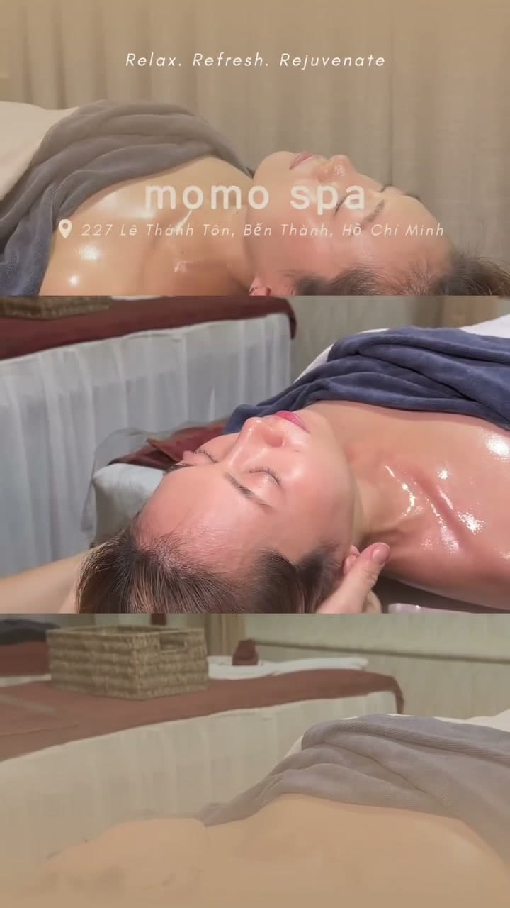 호치민 1군 벤탄 모모스파 헤드스파와 두피 마사지 관리