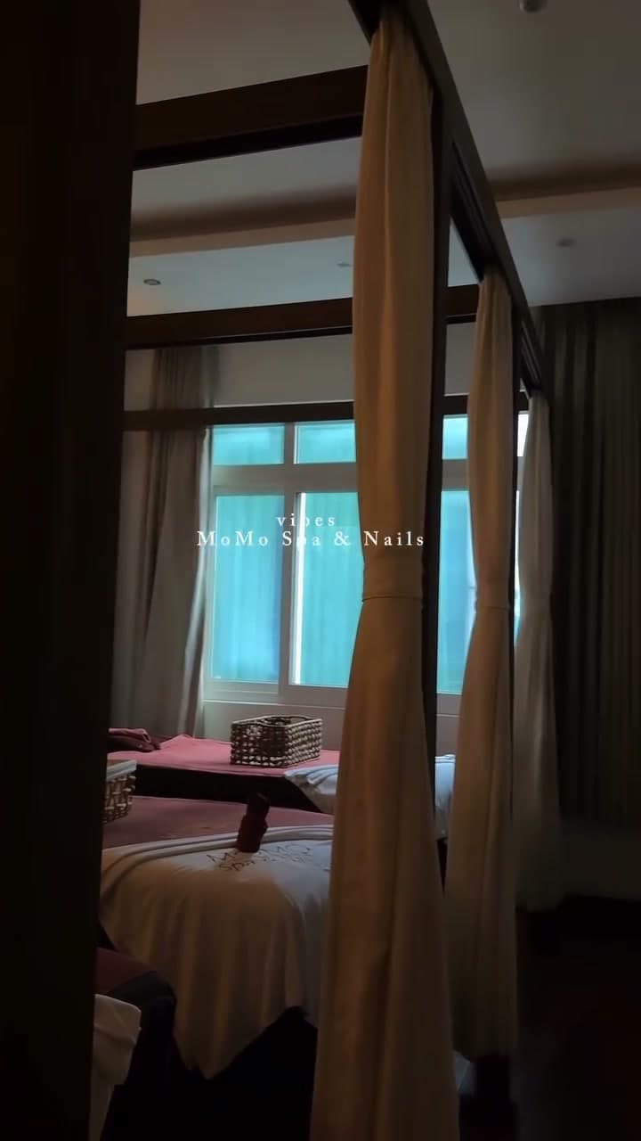 호치민 고급스파 모모스파 인테리어와 차분한 조명 공간
